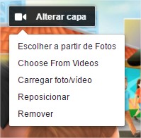 Clicar sobre a opção "Choose From Videos".