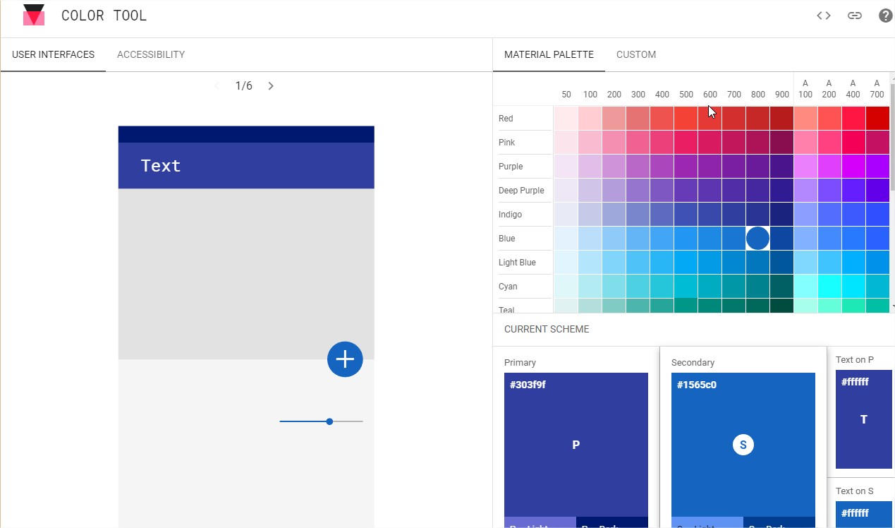 Material Design Color Tool, ferramenta de criação e aplicação de paleta de cores a aplicativos Android.